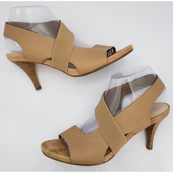 Aquatalia Shoes - Aquatalia Nude Tan Womens 8.5 Sandals Minimalist Bridesmaid Neutral Festival